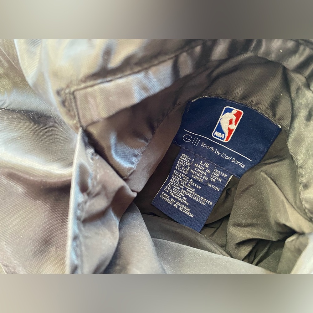 Reversible NBA G III sports by Carl Banks Brooklyn New York Nets bomber jacket - Picture 4 of 12